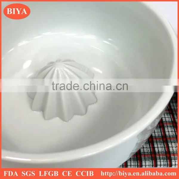 Juicer Porcelain Orange Juice Drink Big Bowl, Vegetables Lapping Pot, Fruit Grinding Plate, Ground Dish,Grinding Powder photo-4