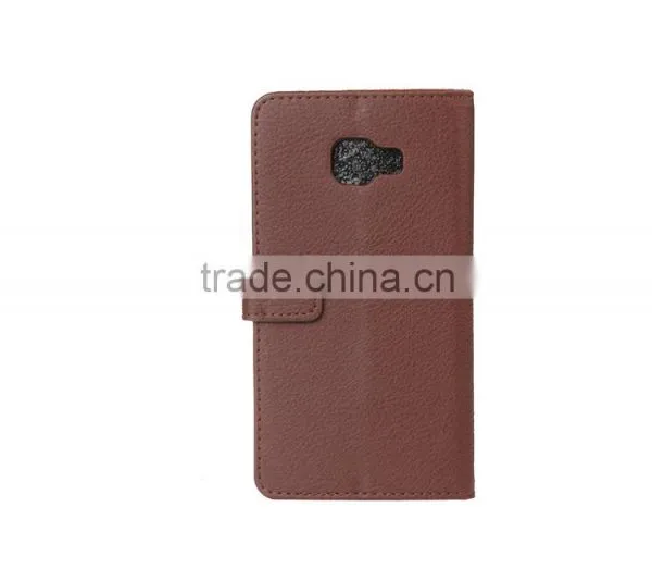 Luxury MMT PU Leather Case With Card Slot for Samsung C5 Litchi Grain Anti Shock Holder Frame Flip Wallet Case for Samsung C5 photo-3