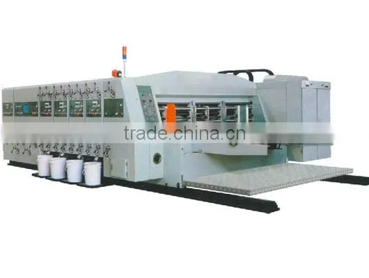 High Speed Multicolor Flexo Ink Printing Die Cutting Machine Corrugated Carton Box Printing Machine