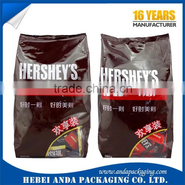 Chocolate Candy Roll Packing Film / Plastic Printed Bags for Chocolate Bar Packaging photo-3