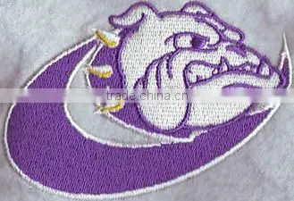 2016 Cartoon Animal Dog Custom Iron on Applique Cross, Iron on Embroidered Hockey Patches photo-3