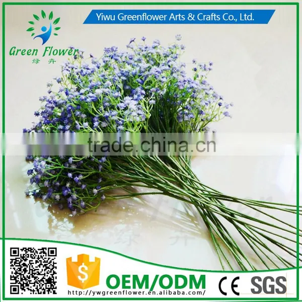 2016 Wholesale PU Latex Artificial Flowers Rose Real Touch Babys Breath Fake Flower photo-5