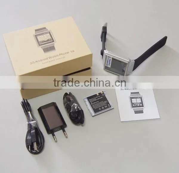 3g Android Watch Phone With Wifi MTK6577 Dual Core,512MB RAM 4GB ROM, 2Mp Camera,GPS,bluetooth 3.0,free Shipping! photo-6