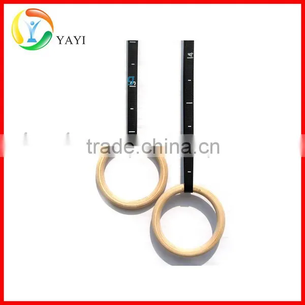 Olympic Strength Training Wooden Gym Ring Quality Choice photo-2