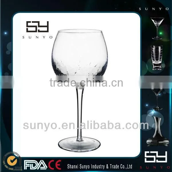 Hand Blown Crystal Custom Wine Glasses Bottle