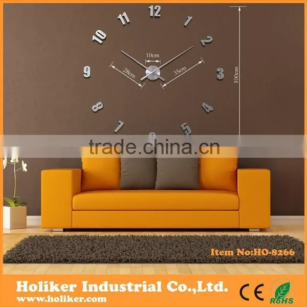 DIY Clock With EVA and Acrylic Mirror Cover (HO-8266) photo-2