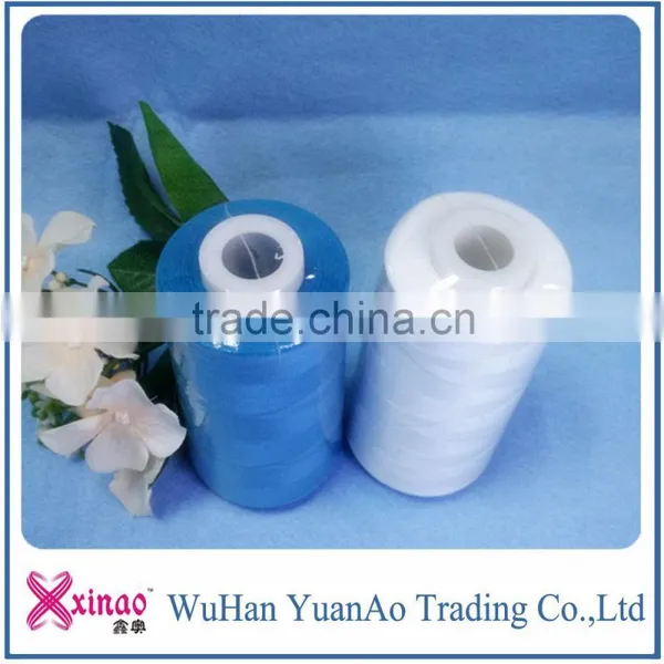 40s2 5000Y 5000M From China Factory Virgin Birght Spun Polyester Sewing Thread photo-2