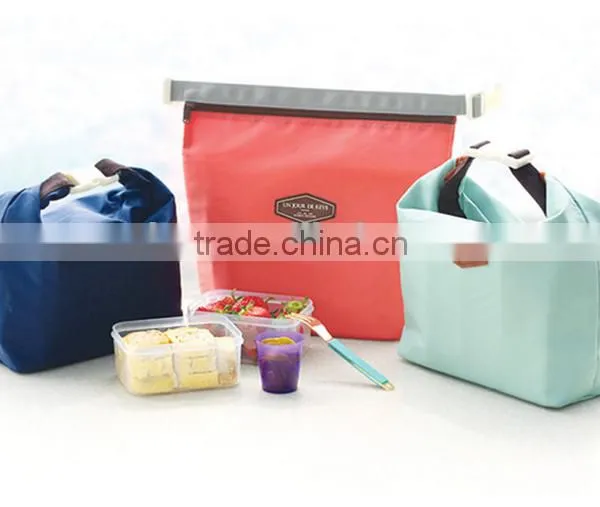 Hand Carry Zipper Cooler Lunch Picnic Bag Warmer Insulated Box Portable Tote Bag photo-2