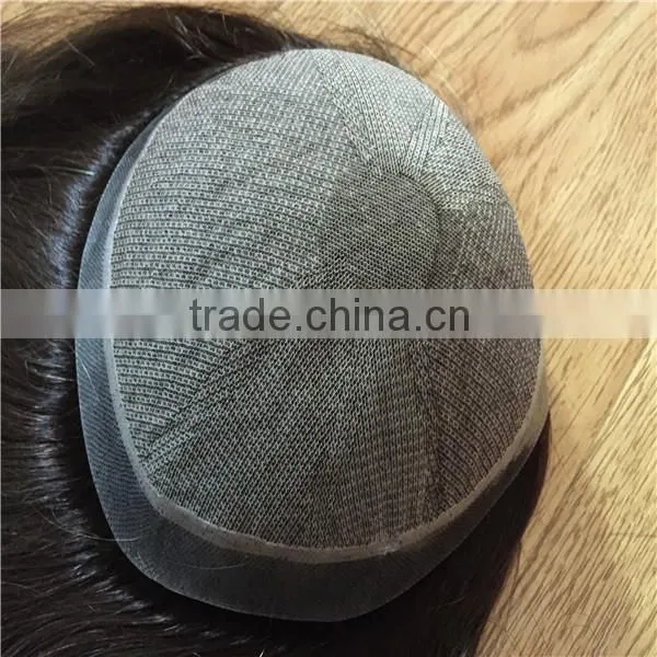 Full Lace Closure Silk Top Silky Yaki 100% Human Indian Remy Hair Partial Wig photo-4