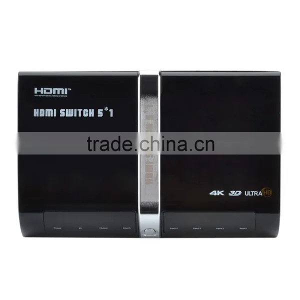 New Produce 5x1 Hdmi Switch Hdmi V1.4 With Ultra hd 2160p and 3d / Remote Control -black photo-2