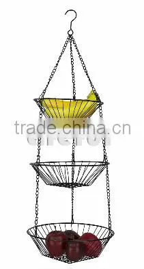 3-tier Hanging Wire Basket