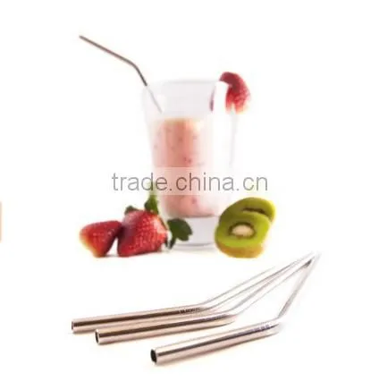 Stainless Steel Drinking Straw 4PCS Straws With Brush photo-3