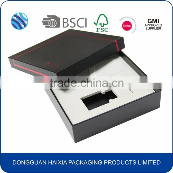 High Quality Competitive Price Custom Black Paper Gift Pen Box photo-4