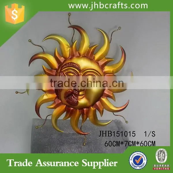 Metal Wall Decor Sun Face Wall Decor