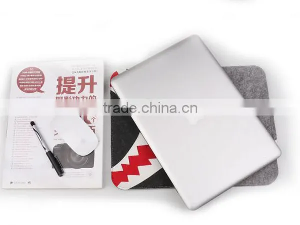 13 15 Inch Felt Ninja Cartoon Fashion Shockproof Dustproof Laptop Flat Computer Sleeve Bag photo-5