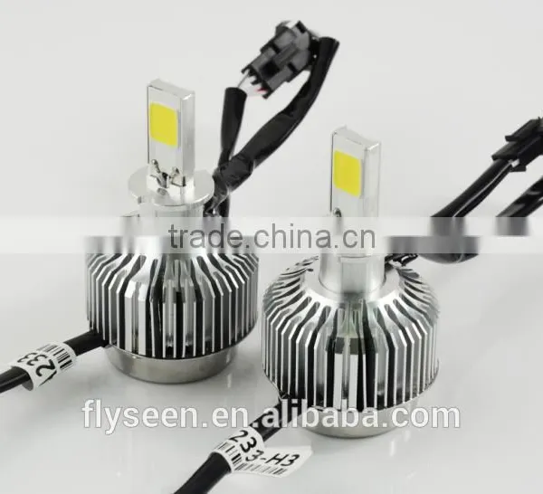 33W 3000LM Car LED Head Auto Bulb h3 Car Head Bulb h7 3000k 6000k LED Head Light Headlamp 12V 24V White Yellow LAMP Quality Choice photo-2
