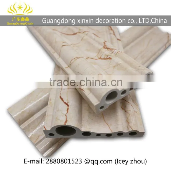 Decorative Imitation Marble Molding Stone Trim Moulding Line A-class Fire Retardant Decorative Lines photo-2