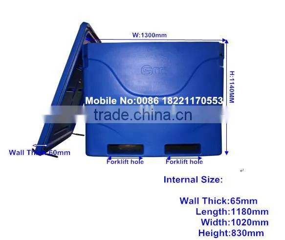 Fresh Seafood and Chilled Fish Holding Bin/tubs Plastic Fish Totes Fish Container photo-5