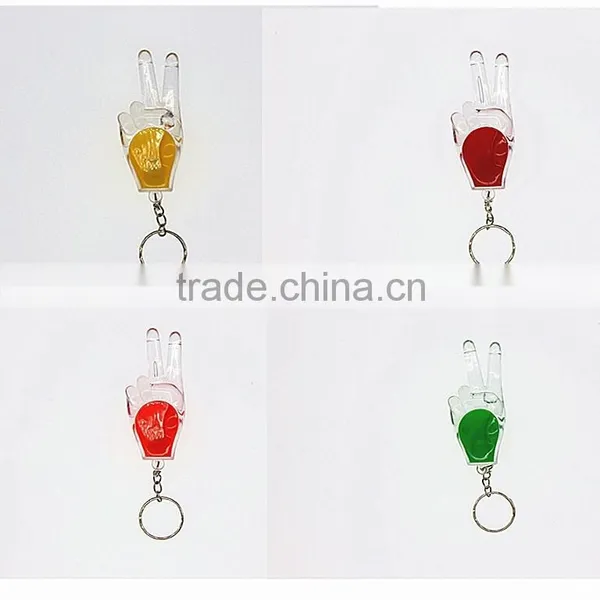 2016 New Design LED Key Ring Light Chain photo-3