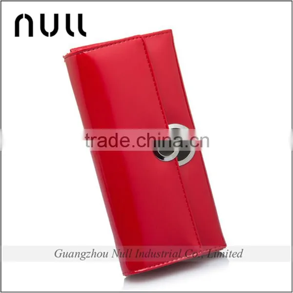 High Quality Designer Ladies Wallet Case Cell Phone Case Gary Leather Wallet photo-3