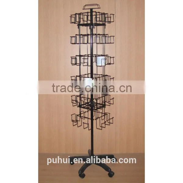 Elegant Shape Metal Floor Mugs Rack for Promotion photo-4