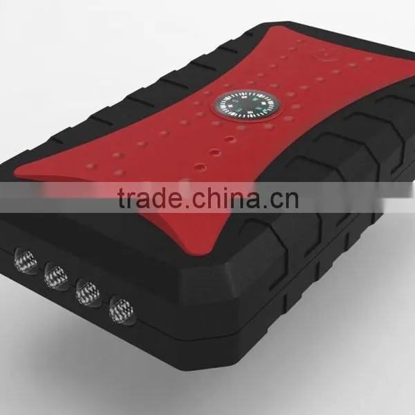 New Products 7500mah Waterproof Multi-function Auto Emergency Start Power With 4 Usb Output With Compass photo-3