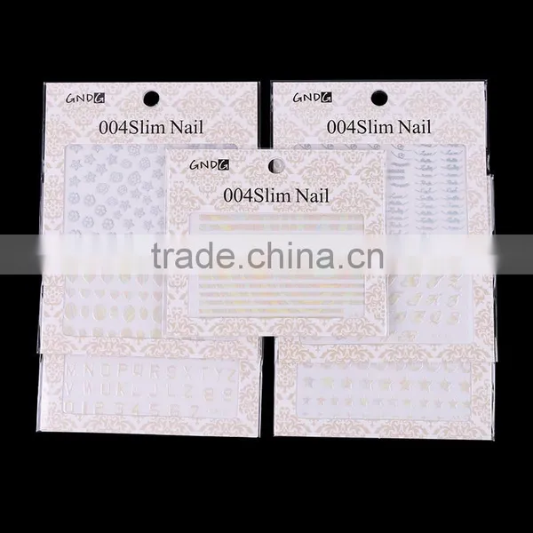 2016 Hot Selling Heart Shape for 3D Nail Art Sticker Wholesale photo-2