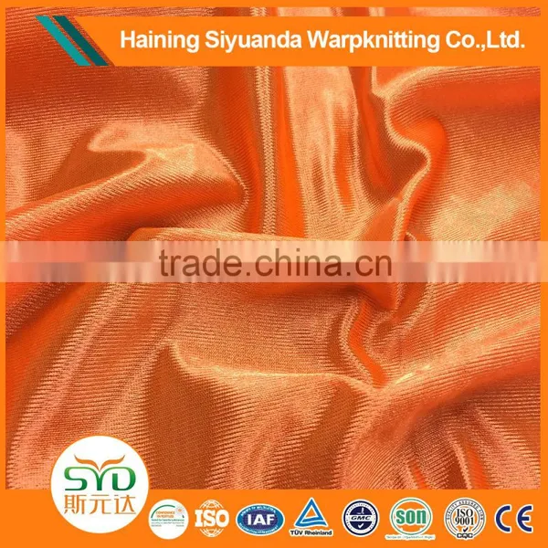China Suppliers Mercerized Plain Fabric 100% Polyester Tricot Unbrushed Fabric photo-4