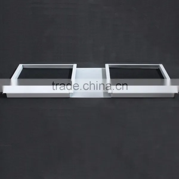 Round Straight Perforations Suspended Metal Ceiling Aluminum K Shaped Expansive Ceiling photo-5