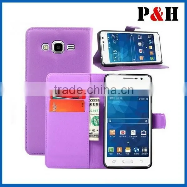 Wallet Leather Case Flip Cover For Samsung Galaxy Grand Prime