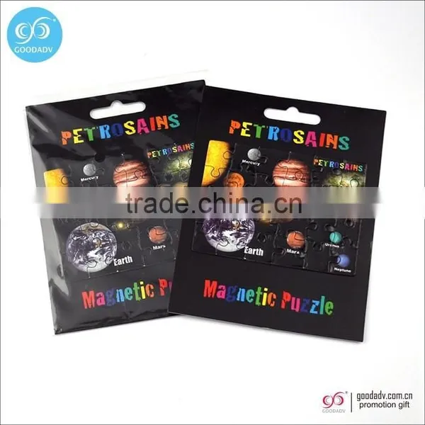 Custom Die Cutting Magnetic Puzzle Promotional Toy for Kids Mini Jigsaw Puzzle photo-3