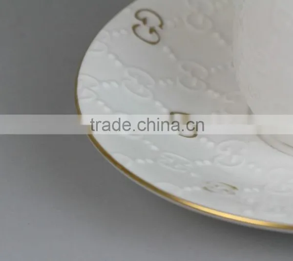 China Wholesale Ceramic Turkish Coffee Cup, Small Coffee Cup and Saucer Set, Antique Coffee Cups and Saucers photo-3
