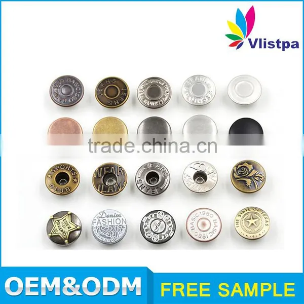 Fashionable Brass 10mm Custom Snap Buttons photo-1
