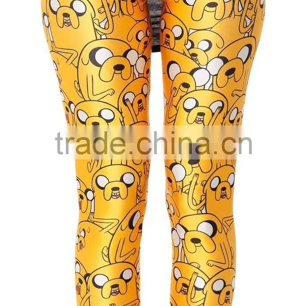 Adventure Time Digital Printing Cartoon 3d Leggings Pretty Fashion Women Leggings