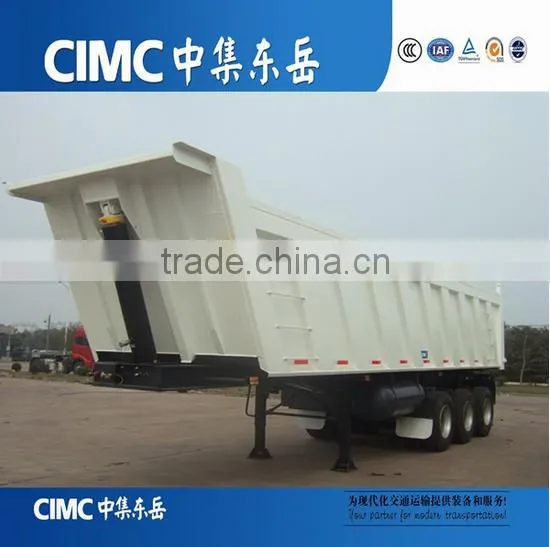 Tri-axle 40 Tons Tractor Hydraulic Dump Trailer for Sale photo-5