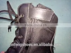 Fashion Military Boots Low Price Safety Shoes With Side-zip PU/rubber Outsole Steel Toe photo-5