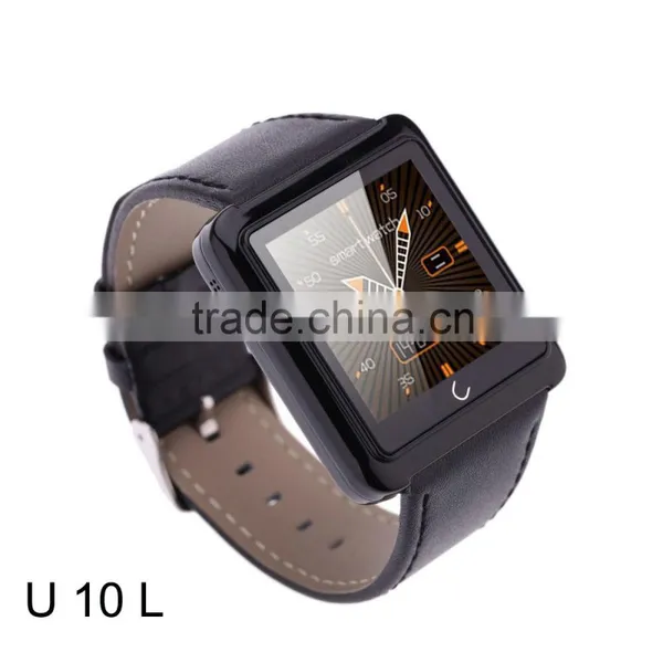 U10L Bluetooth Smartwatch Leather Strap Smartwatch U10L Phone Sim Card Reloj Inteligente Sport Watches For Android IOS Phone photo-3