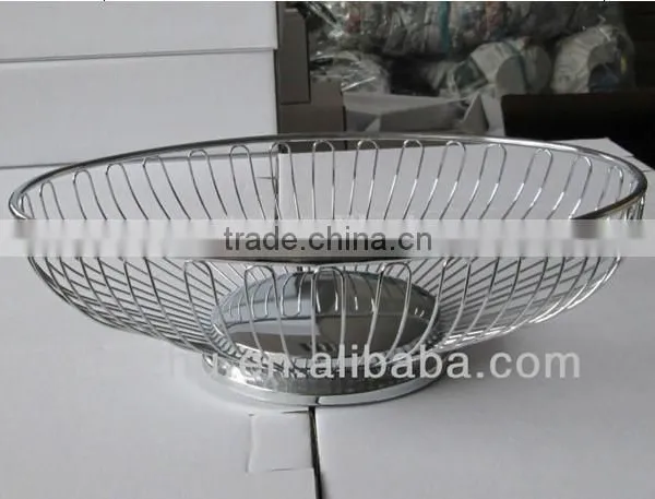 Oval Shape Metal Bread Basket photo-3