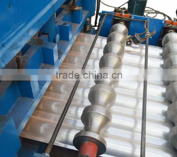 New Design High Quality Making Metal Colored Roof Tile Forming Machine photo-6
