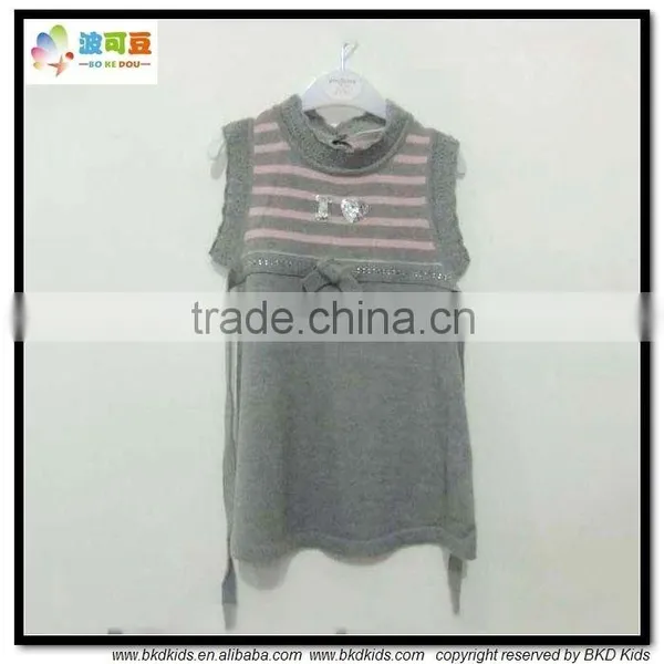 BKD 2015 New Arrival Baby Girl Knitted Sweater Dresses photo-2