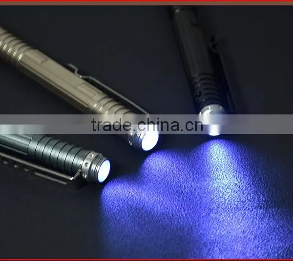 2016 Hot Selling Good Quality Tactical Pen With Tungsten Steel Head and LED Flashlight photo-4