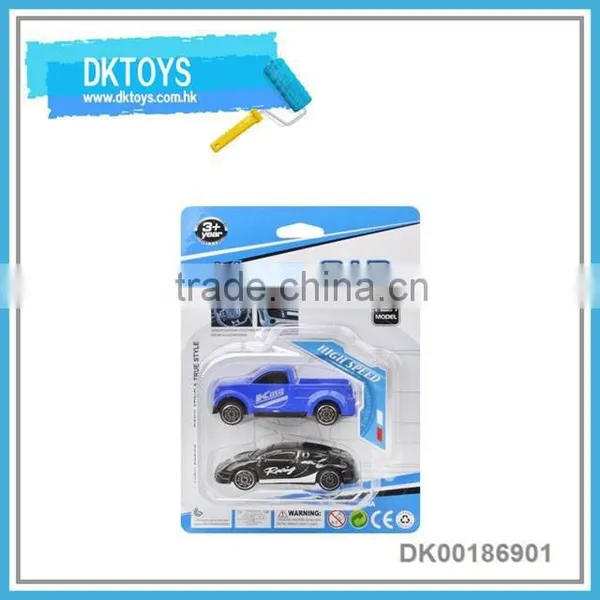 6 design 6 colors assorted Plastic free wheel toys car