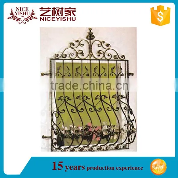 China Supplier Wrought Iron Window Grill Designs photo-6
