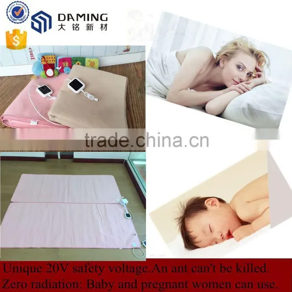 High Technology Lighted Organic Cotton Heating Blanket With Thermostat photo-2