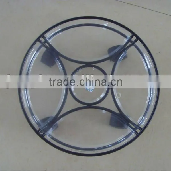 Steel Wheel Mobile Flower Plant Stand