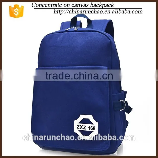 China Simple Plain Packable Backpack Hot Selling School Satchel Rucksack for Teens
