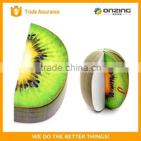 Onzing Custom Printing Fruit Shaped Notepad Memo Pad photo-6