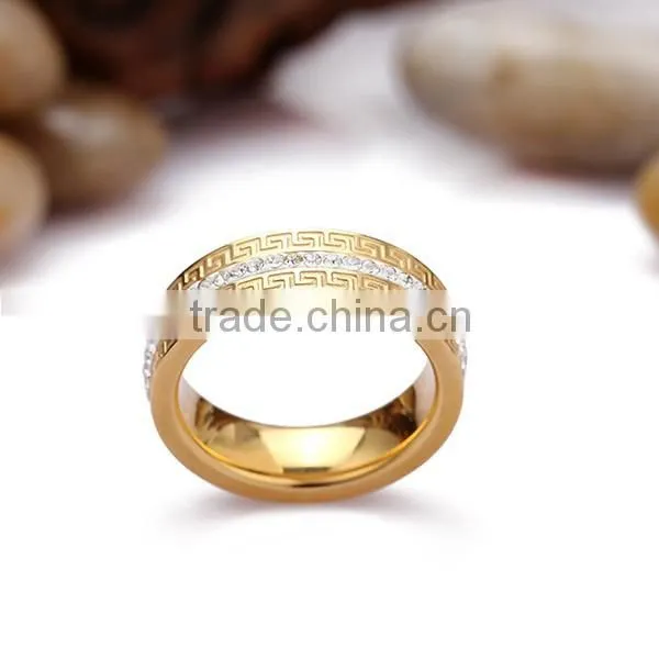 Gold Wedding Stainless Steel Ring Designs for Men photo-4