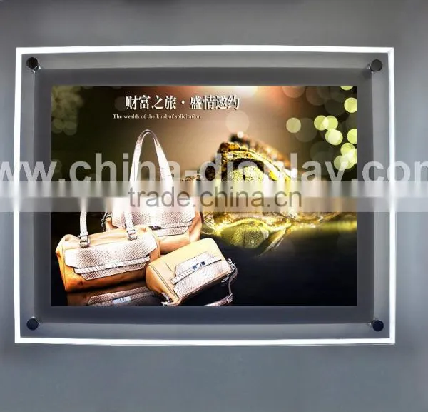 Wall Mounted Acylic Display Advertising Light Boxes Led Toilet Sign Light photo-2