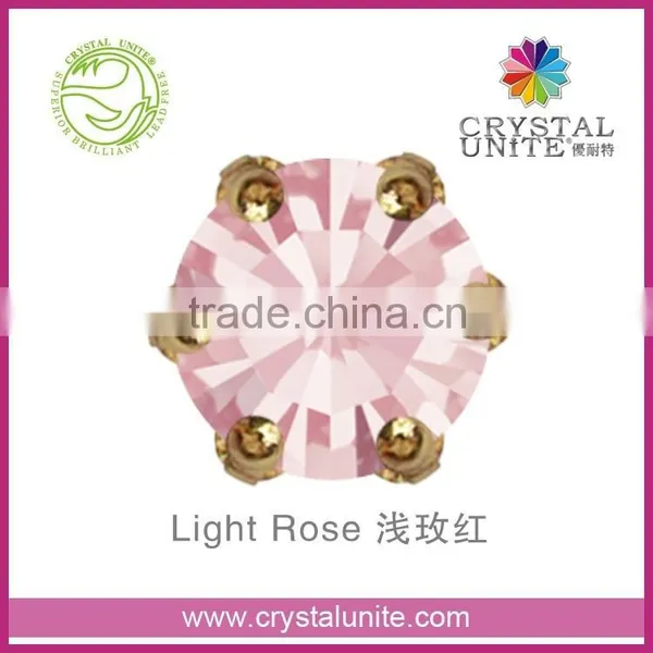 U1038CS Original China Crystal Unite Lead Free Chaton in Crown Setting, Sew on Stone photo-3